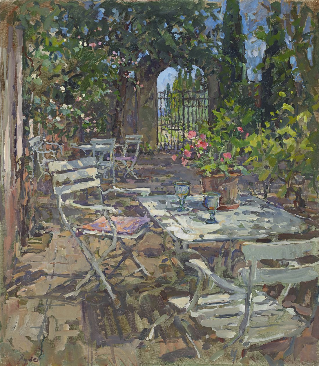 Taras, Mas de la Rose autorstwa Susan Ryder