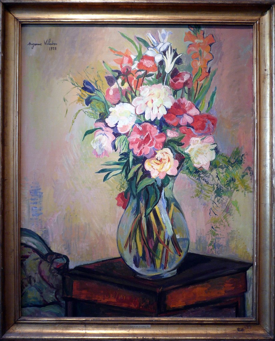 Bukiet kwiatów autorstwa Marie Clementine (Suzanne) Valadon