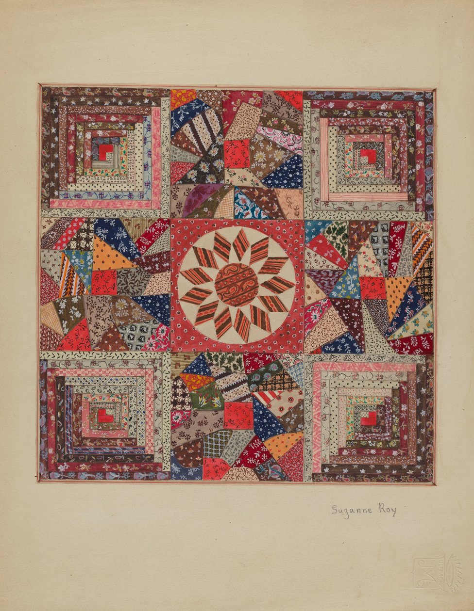 Narzuta na łóżeczko, ok. 1936. autorstwa Suzanne Roy