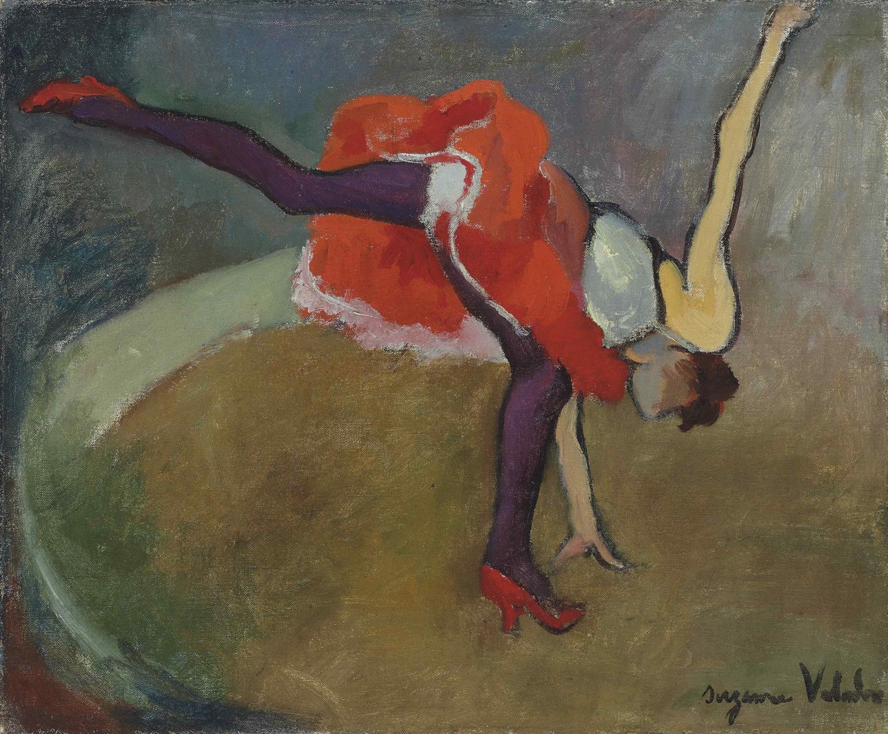 Akrobata lub koło, 1927. autorstwa Suzanne Valadon