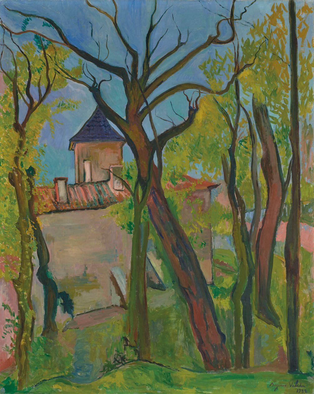 Krajobraz w Saint-Bernard Ain, 1932. autorstwa Suzanne Valadon
