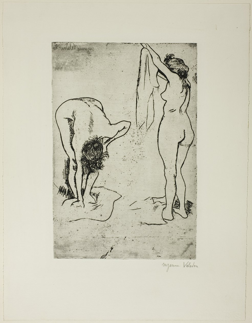 Dwie kobiety suszą się same autorstwa Suzanne Valadon