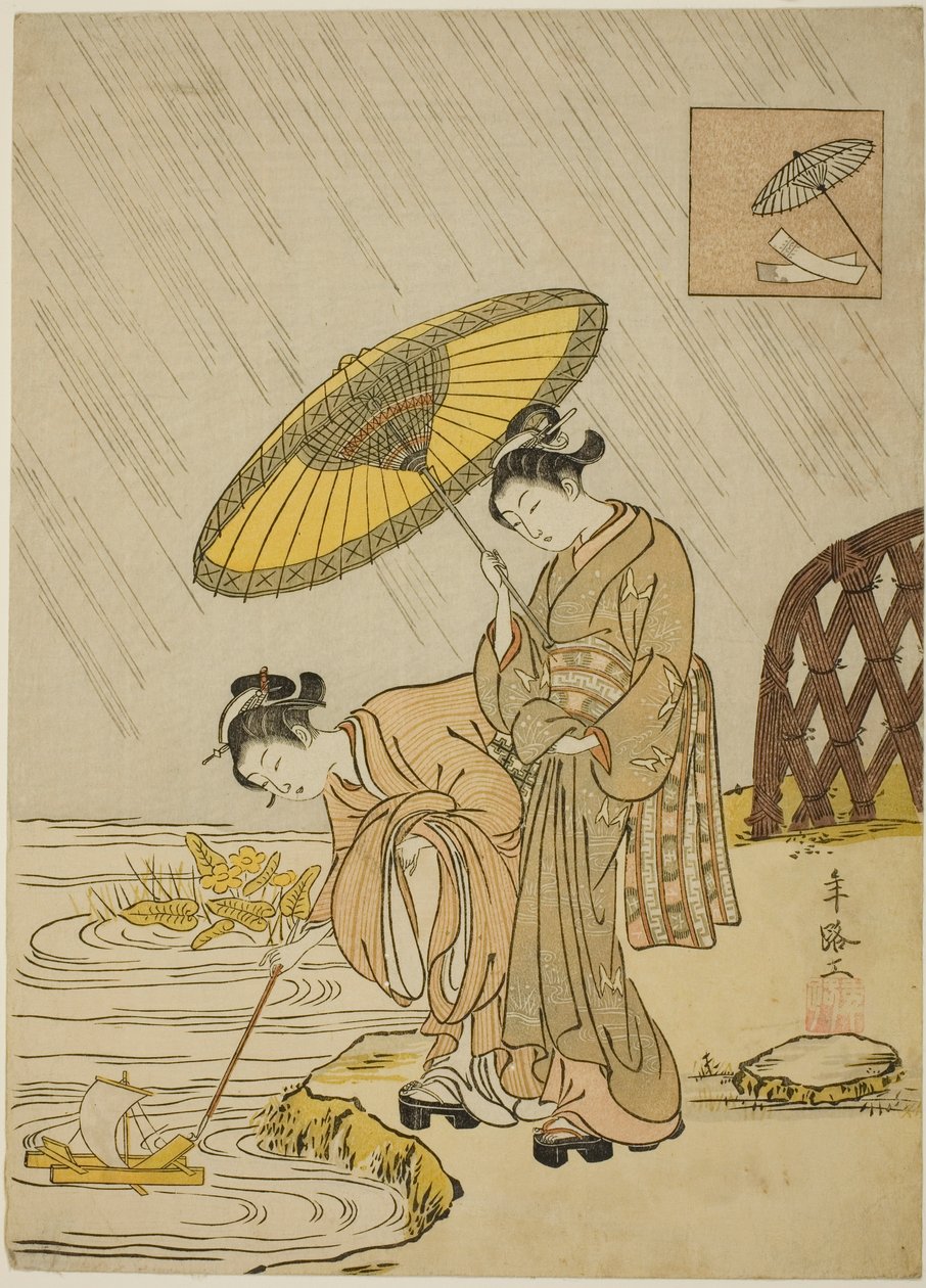 ono nie komachi autorstwa Suzuki Harunobu