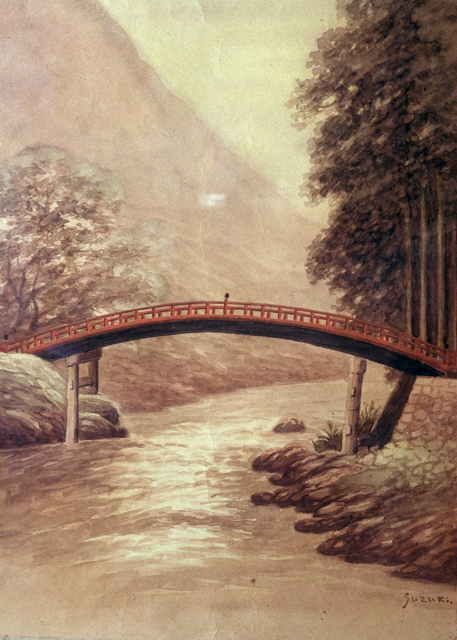 Most autorstwa Suzuki Harunobu