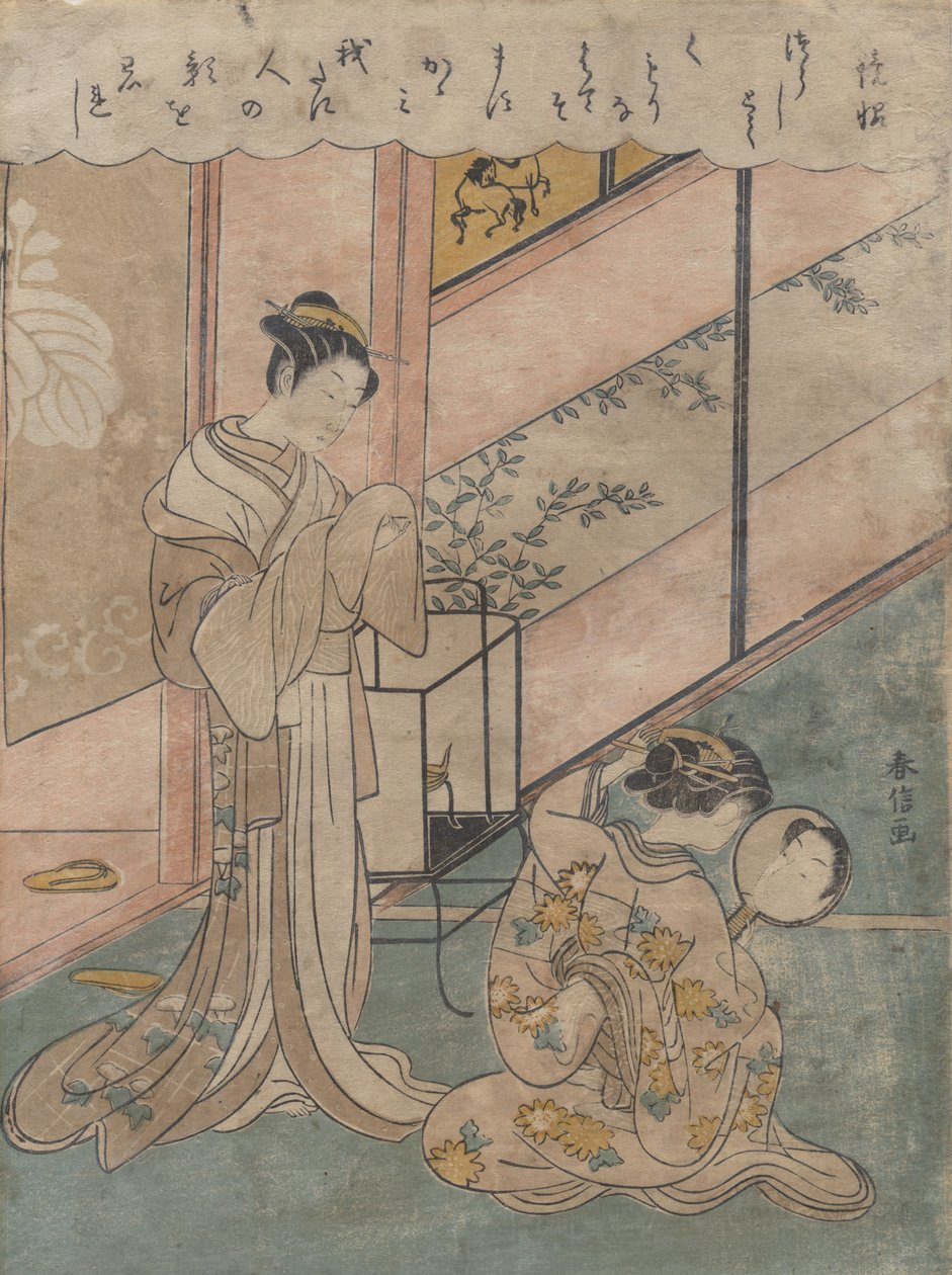 Dwie panie, 1764-72., 1764-72. autorstwa Suzuki Harunobu
