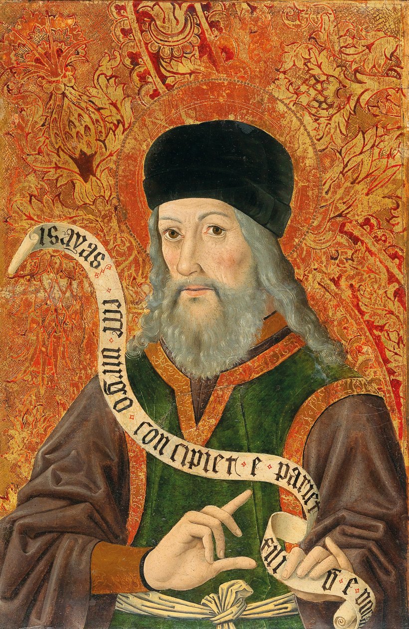 Prorok Izajasz, XV wiek. autorstwa Swabian master