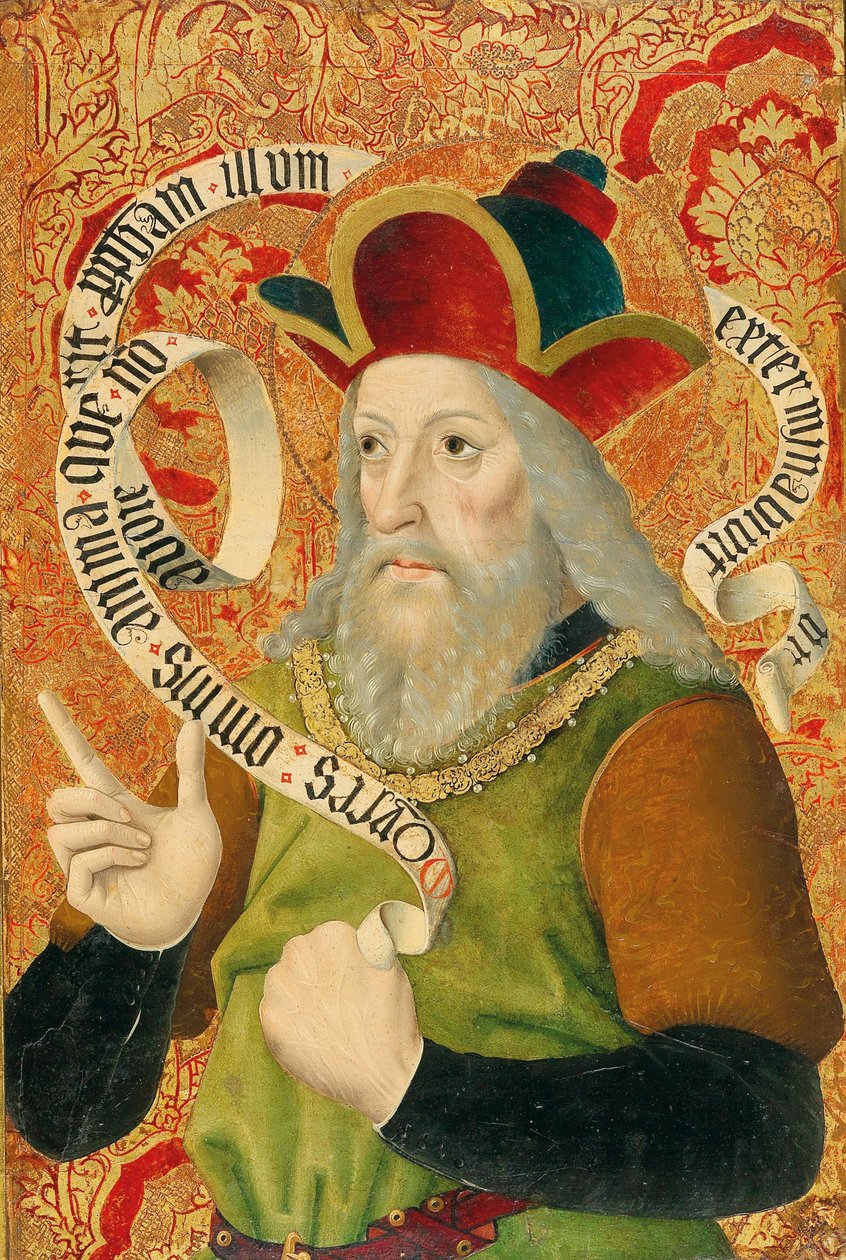 Prorok Mojżesz, XV wiek. autorstwa Swabian master