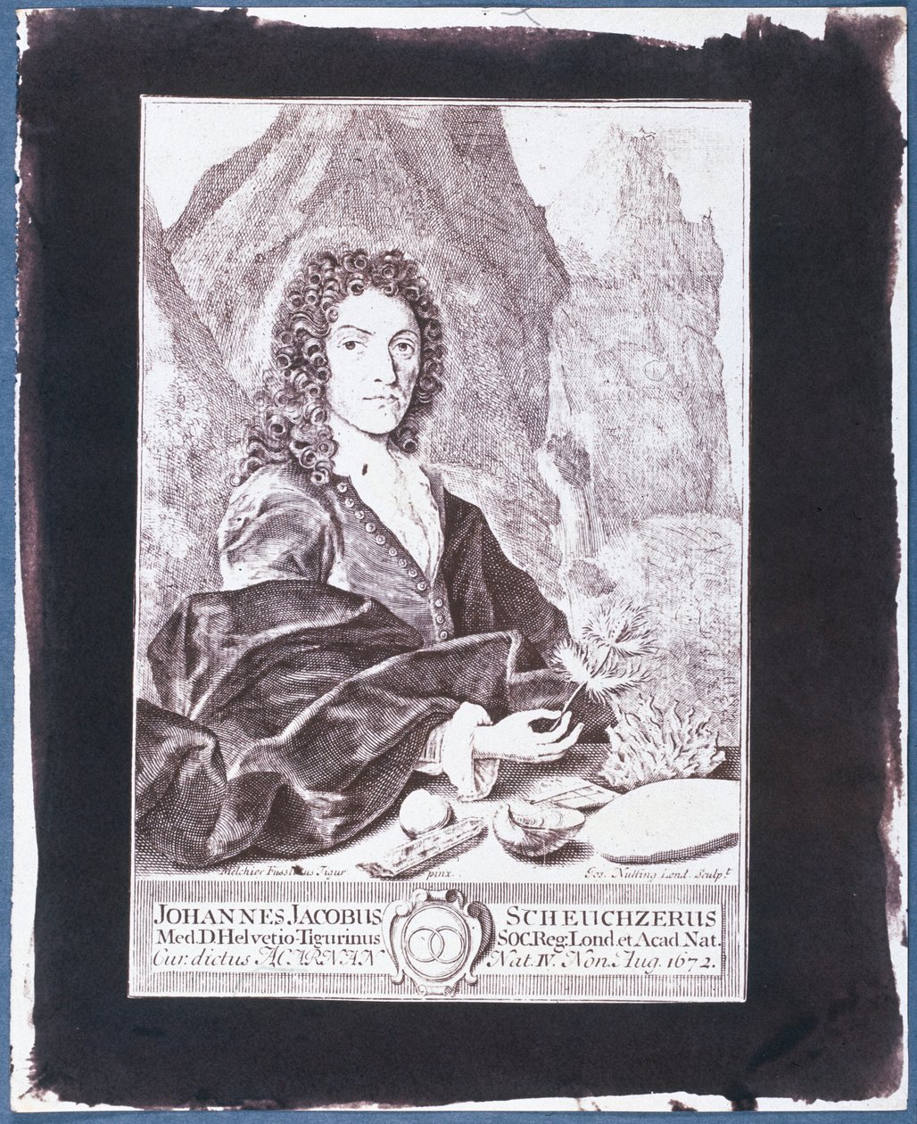 Johann Jakob Scheuchzer autorstwa Swiss School