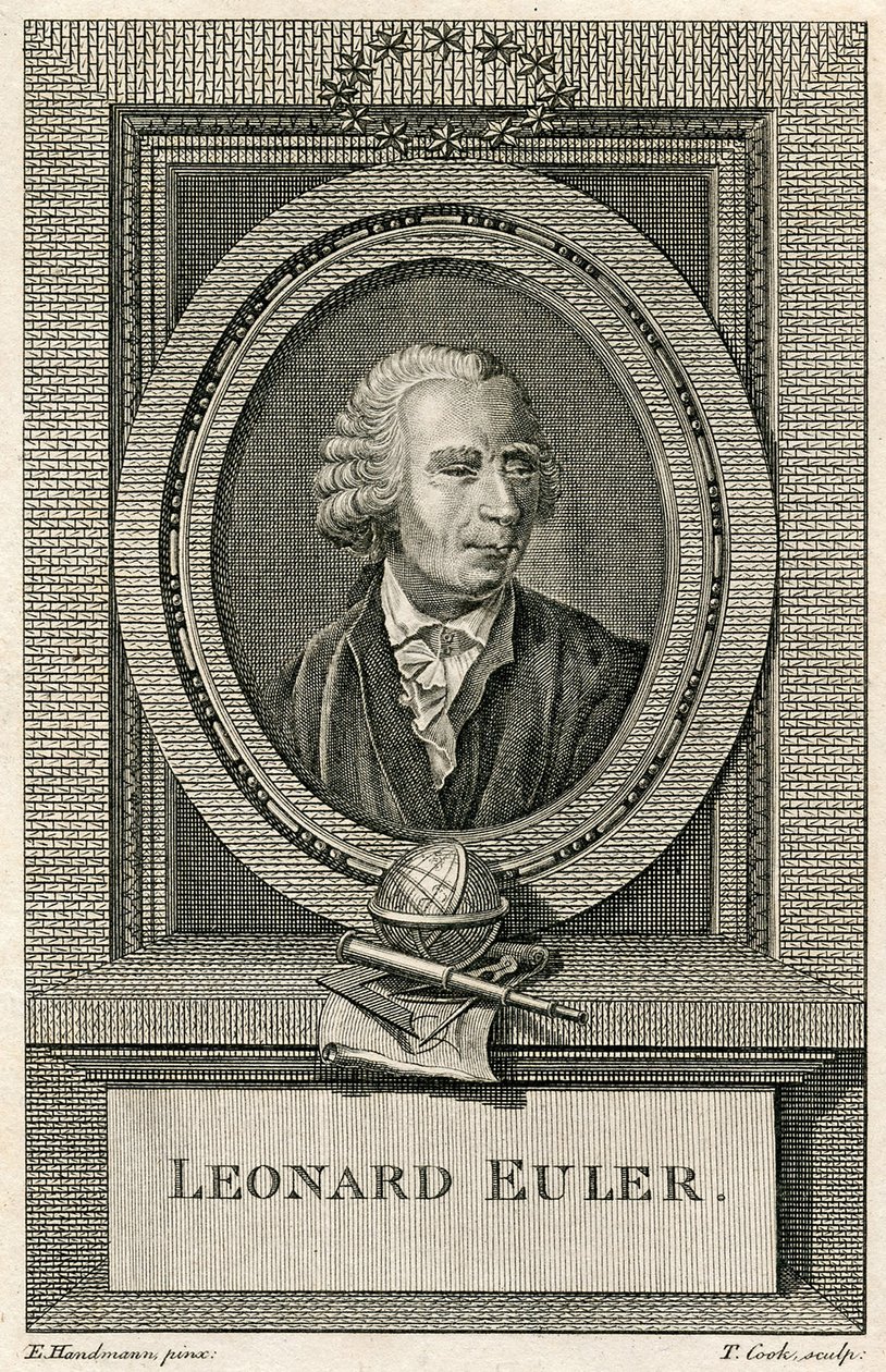 Portret Leonarda Eulera autorstwa Swiss School