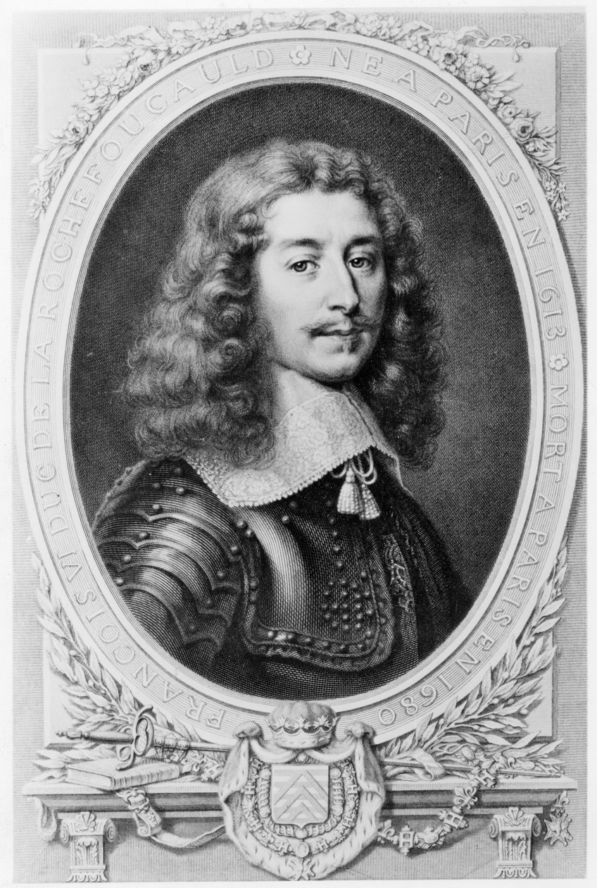 Portret księcia de la Rochefoucauld autorstwa T. Goutiere