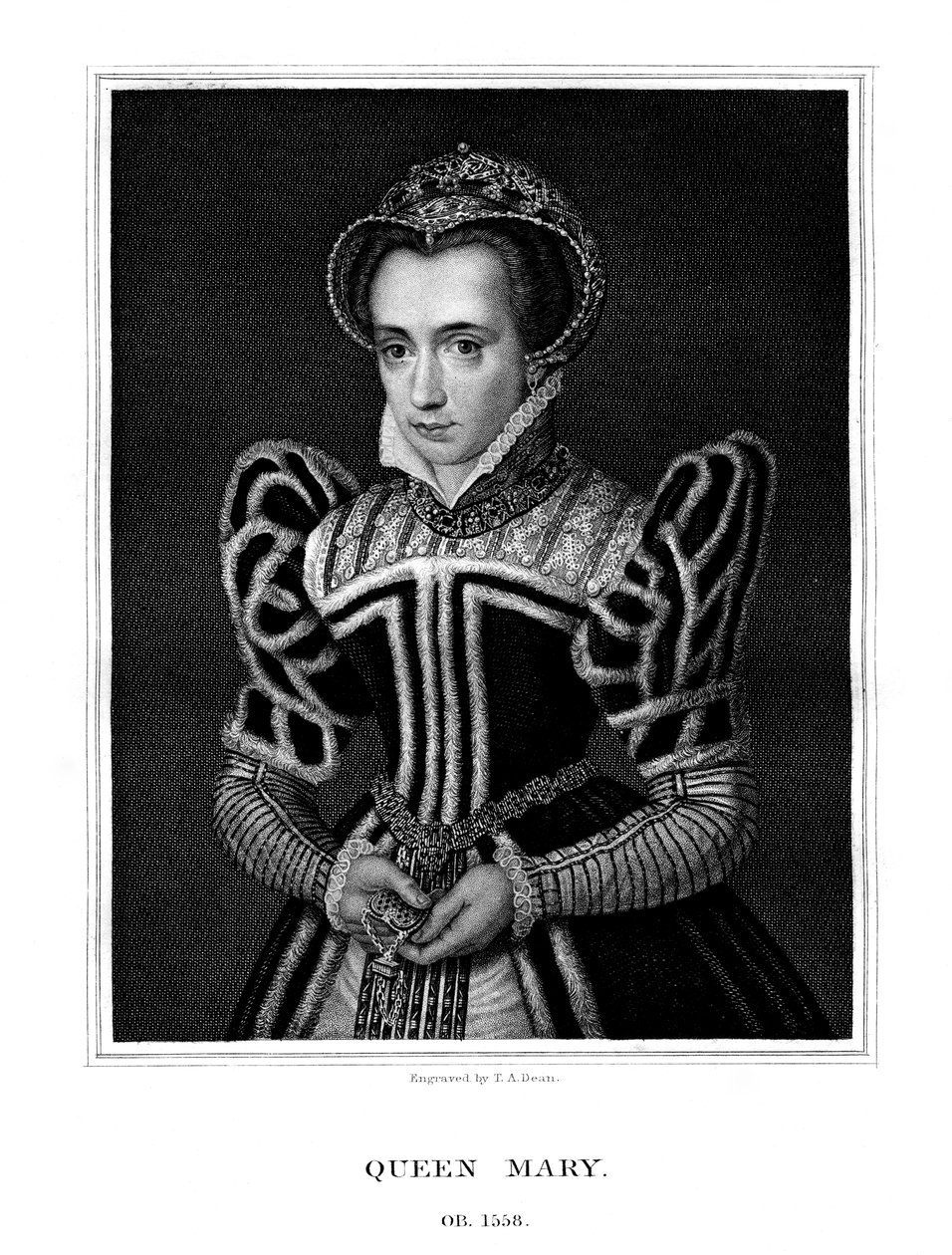 Królowa Maria Austrii, 1827. autorstwa T. A. Dean