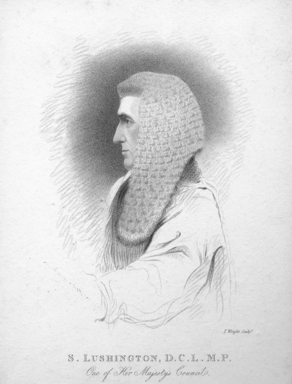 S. Lushington, DC MP, ok. 1820. autorstwa T. Wright