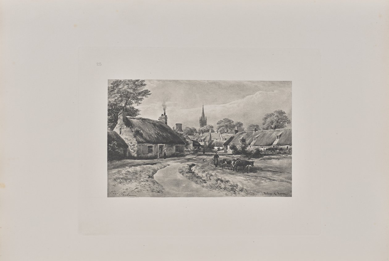 Wioska Govan, 1848 r. autorstwa T. and R. Annan and Sons