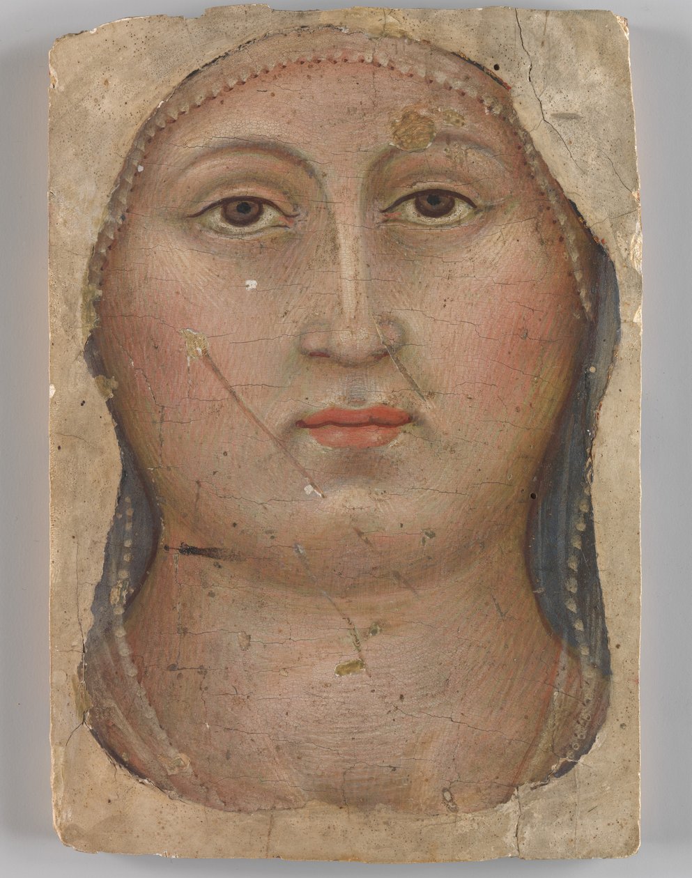 Głowa Dziewicy, ca. 1397. autorstwa Taddeo di Bartolo