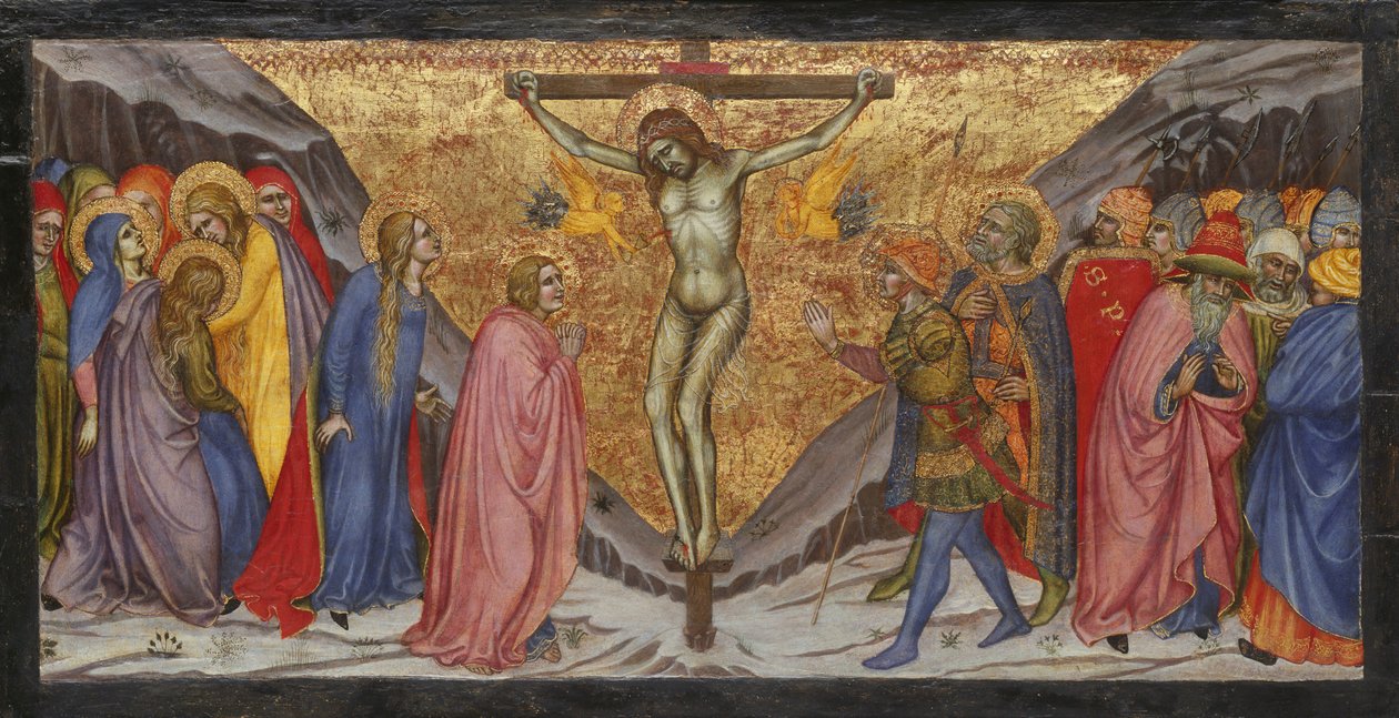 Ukrzyżowanie, 140104. autorstwa Taddeo di Bartolo