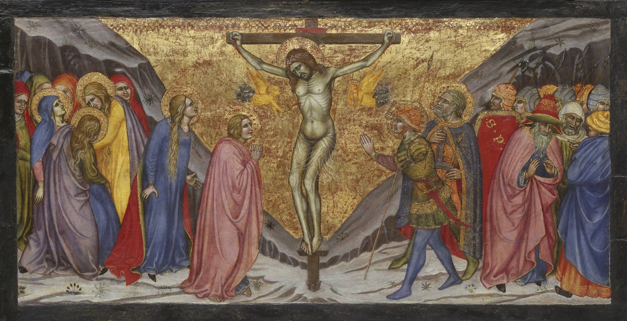 Ukrzyżowanie, 1401/04 autorstwa Taddeo di Bartolo