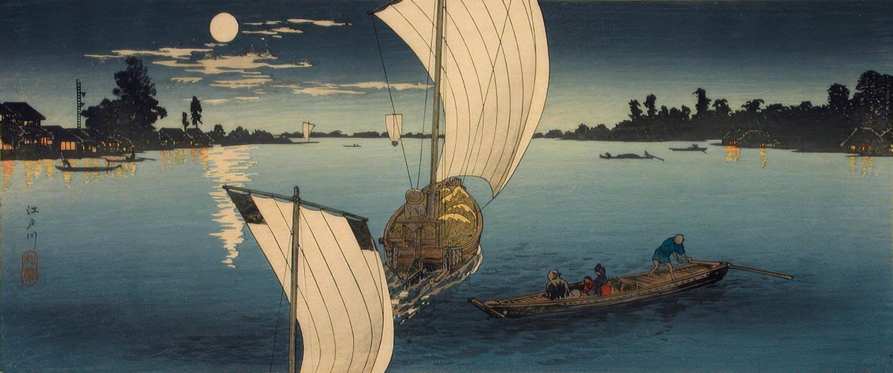 Edo (strumień) autorstwa Takahashi Hiroaki