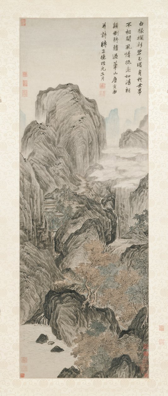 Góra Hua autorstwa Yin Tang