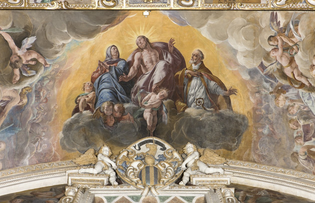 Chrystus w chwale ze św. Gaudentiusem, 1629 (detal z 3708751) autorstwa Tanzio da Varallo