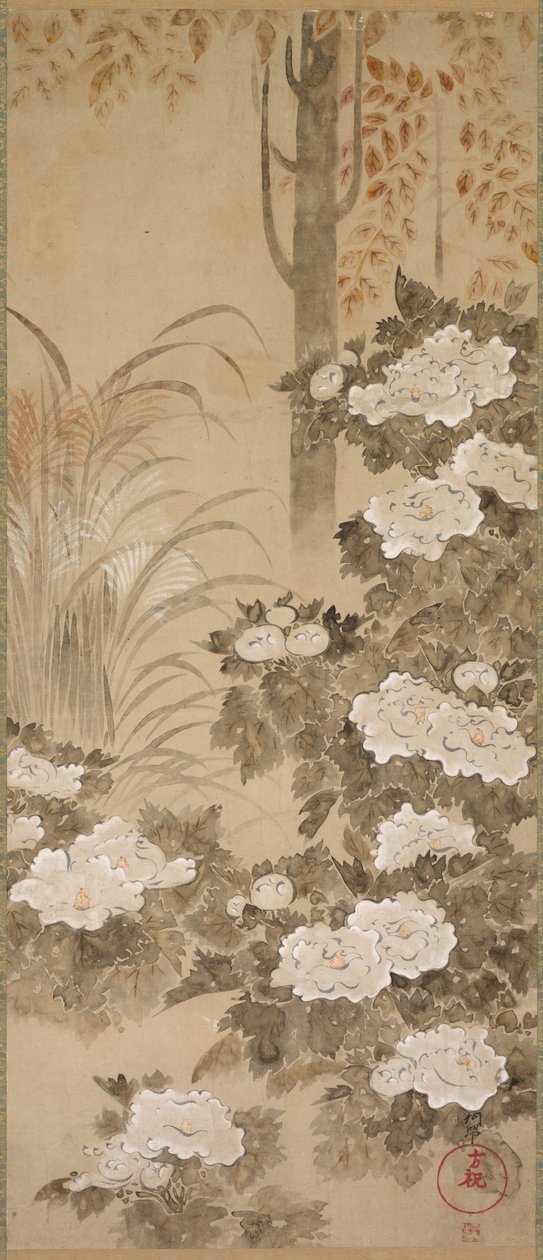 Piwonie autorstwa Tatebayashi Kagei
