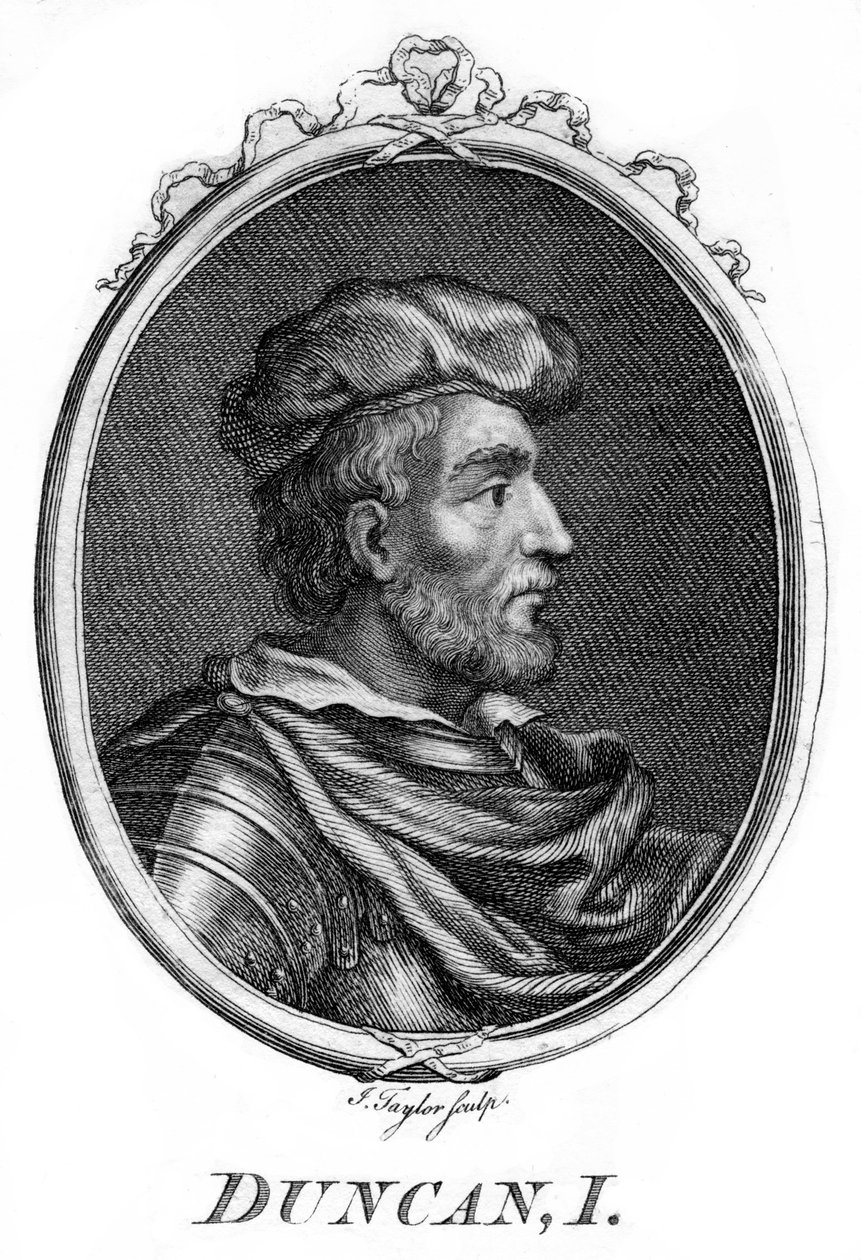 Duncan I, król Szkocji. autorstwa Taylor