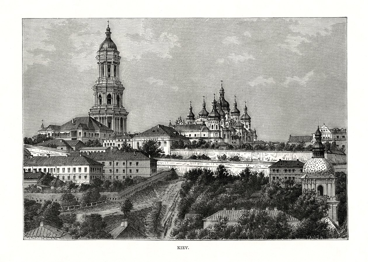 Kijów, Ukraina, 1879 autorstwa Taylor