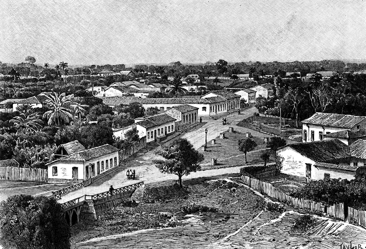 Manaos, Brazylia, 1895. autorstwa Taylor