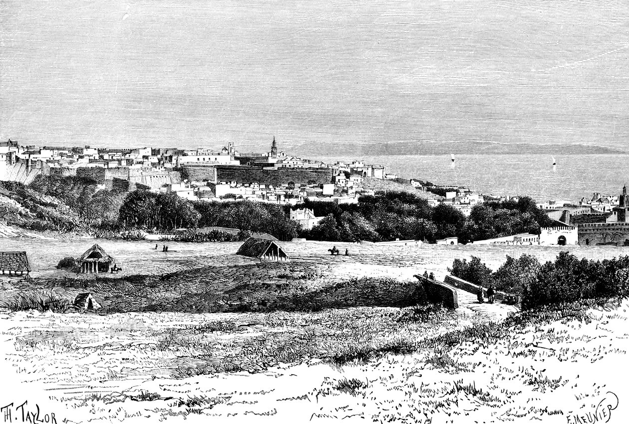 Tanger, Maroko, 1895. autorstwa Taylor