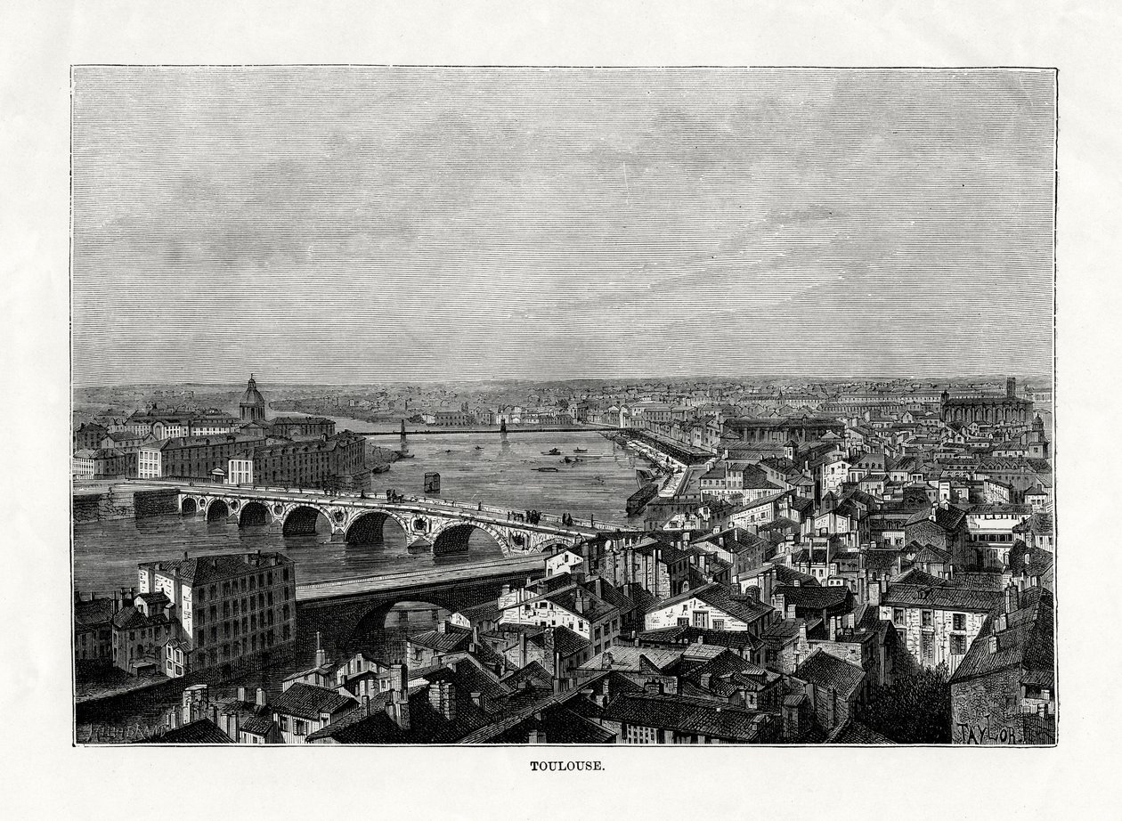 Tuluza, Francja, 1879 autorstwa Taylor