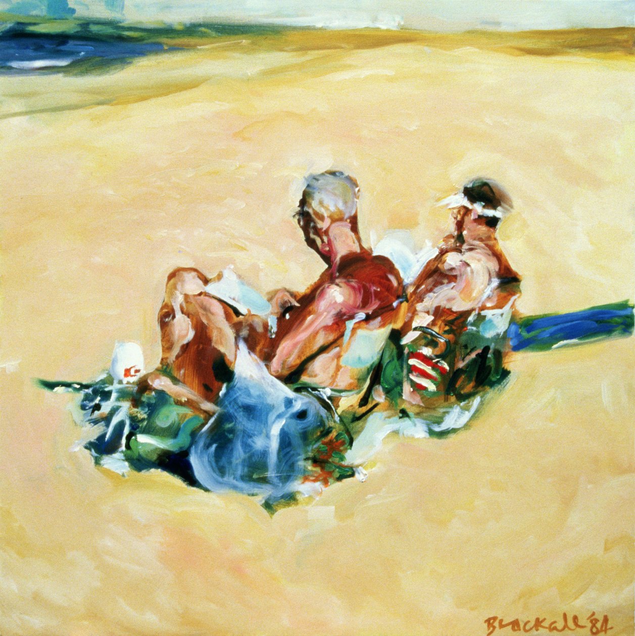 Sidney Beach Bums, 1984 autorstwa Ted Blackall