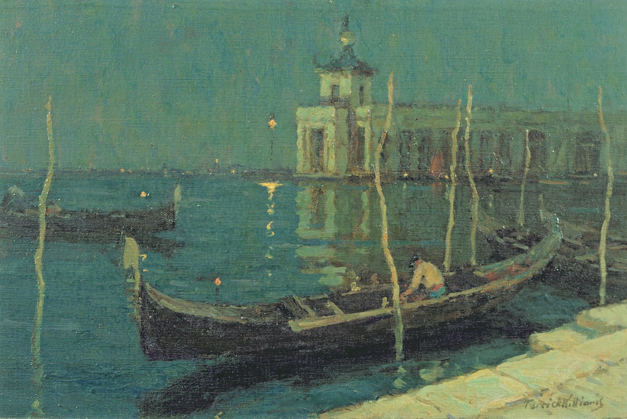 Dogana nocą, Wenecja autorstwa Terrick Williams