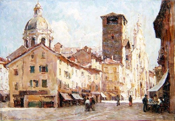 Kościół Como, Włochy autorstwa Terrick Williams