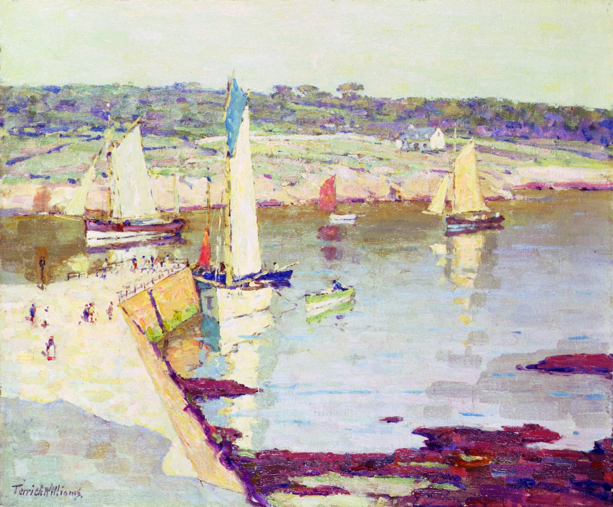 Nabrzeże, Concarneau autorstwa Terrick Williams