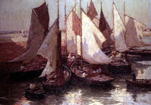 Nabrzeże, Honfleur autorstwa Terrick Williams