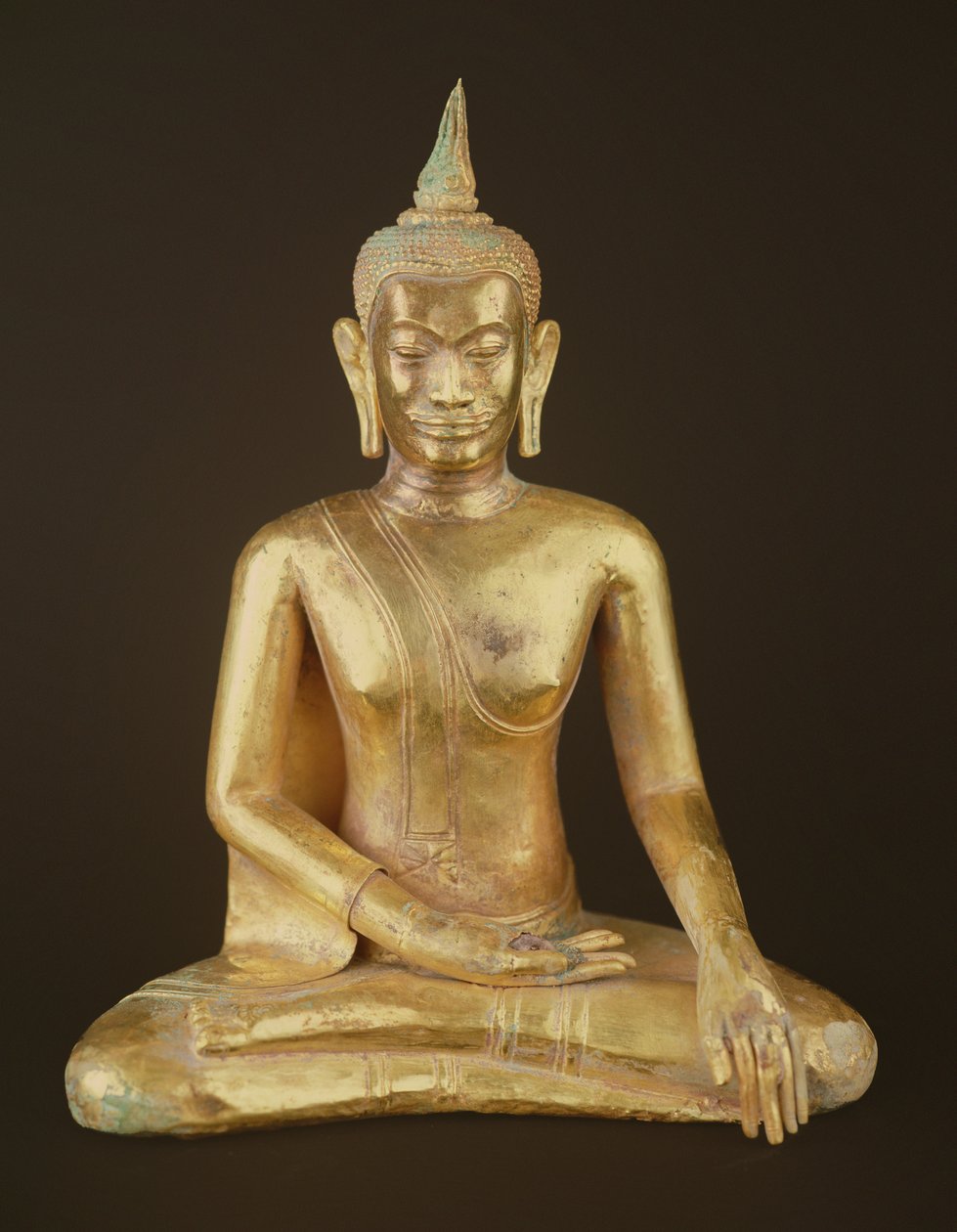 Budda siedzący w medytacji (brąz) autorstwa Thai School