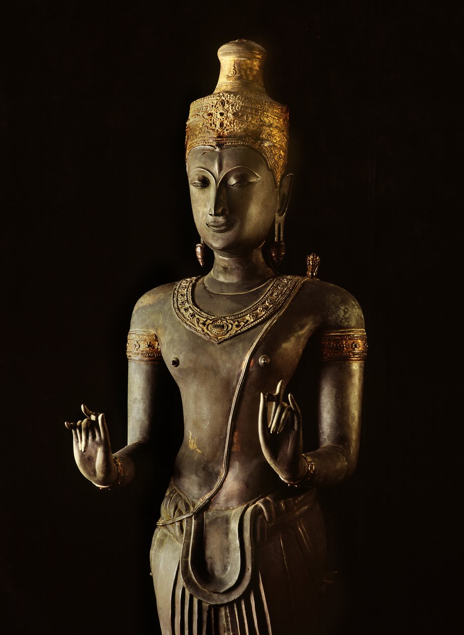 Posąg Śiwy (brąz) autorstwa Thai School