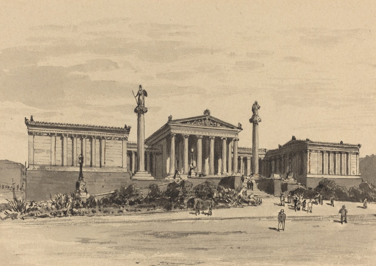 Akademia, 1890. autorstwa Themistocles von Eckenbrecher