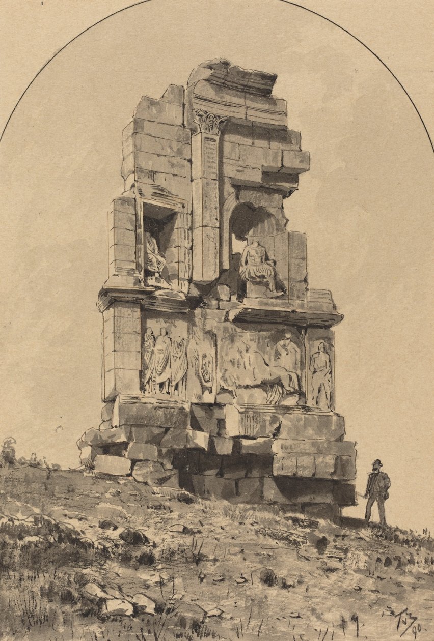 Pomnik Philopapposa autorstwa Themistocles von Eckenbrecher