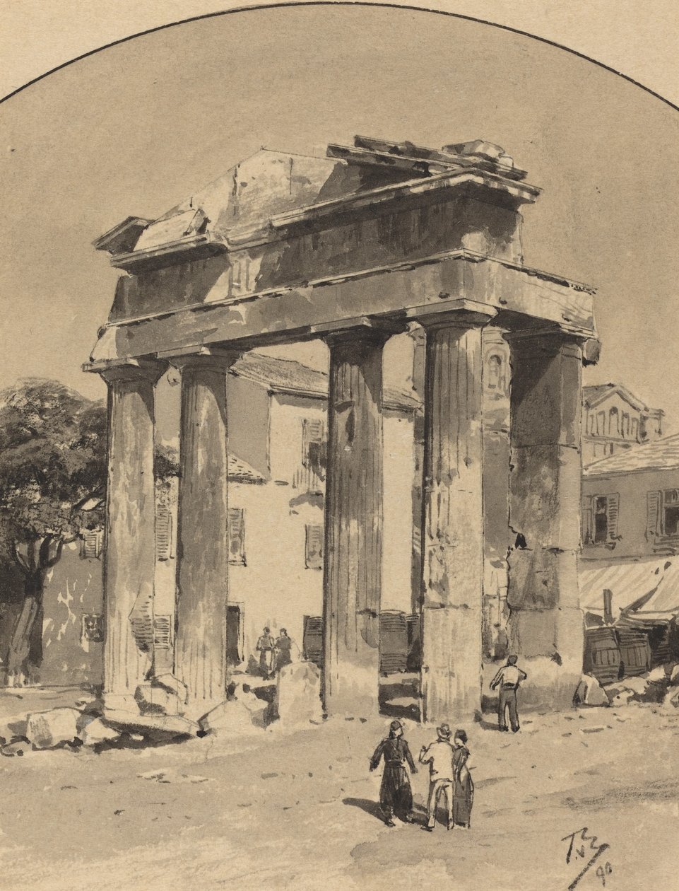 Brama Starego Rynku autorstwa Themistocles von Eckenbrecher