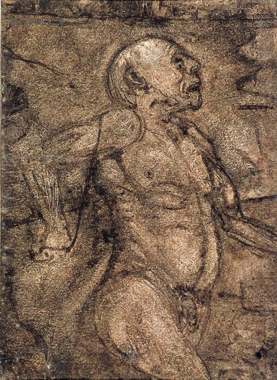 Mężczyzna nago autorstwa Theo van Doesburg