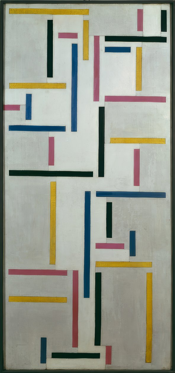 Rytm tańca rosyjskiego autorstwa Theo van Doesburg
