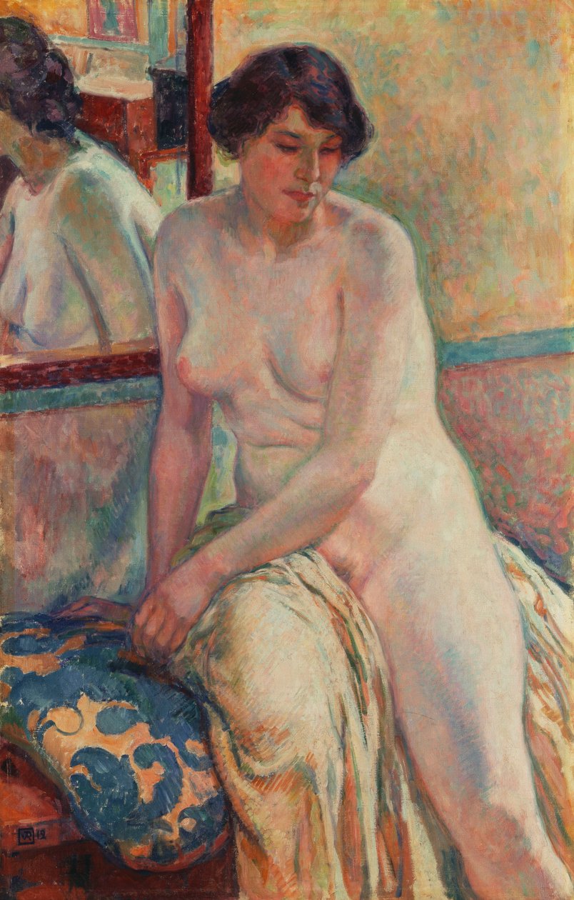 Odpoczynek modela, 1912 autorstwa Théo van Rysselberghe