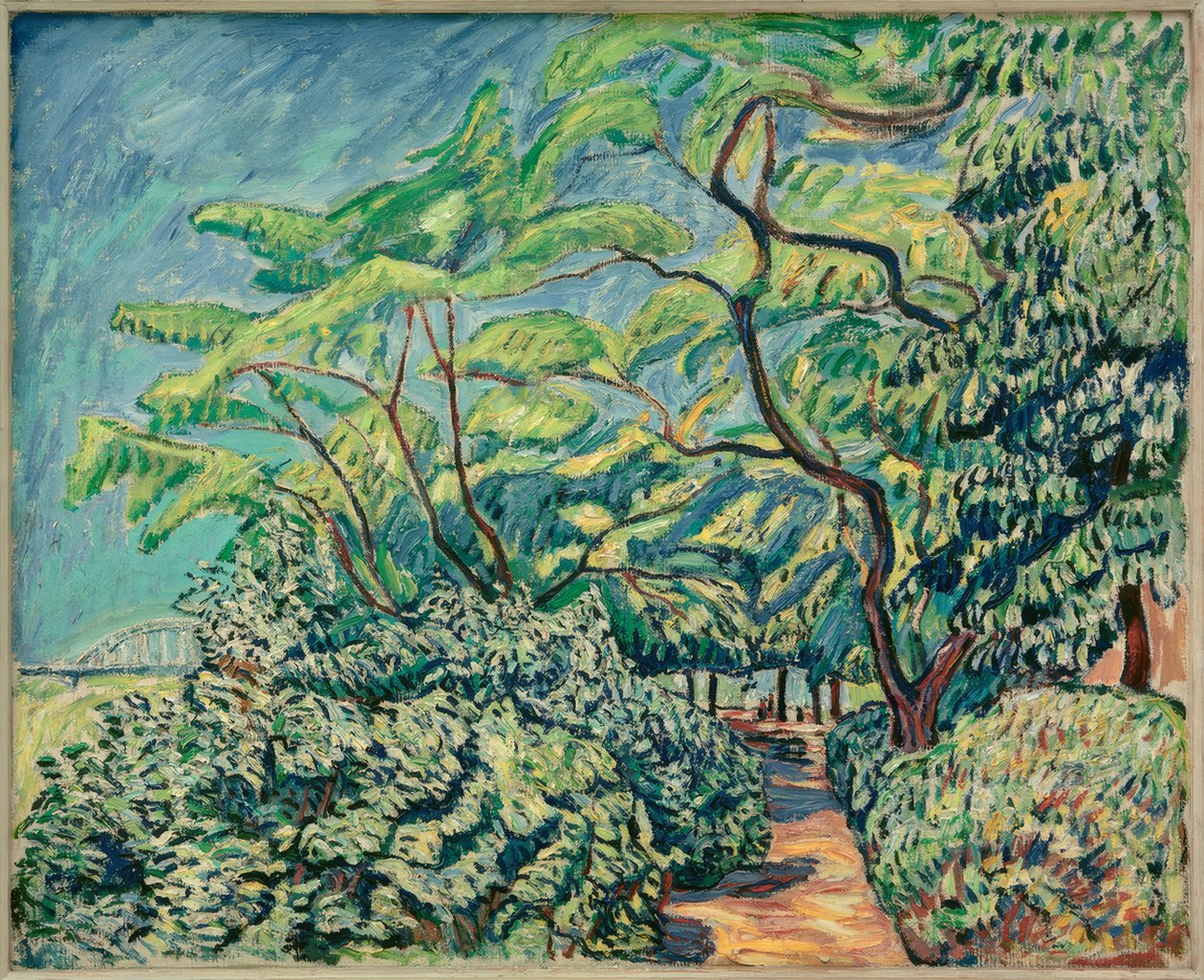 Droga do Baumgartenbrück autorstwa Theo von Brockhusen