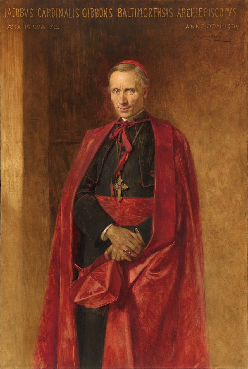 Kardynał James Gibbons, 1904. autorstwa Theobald Chartran