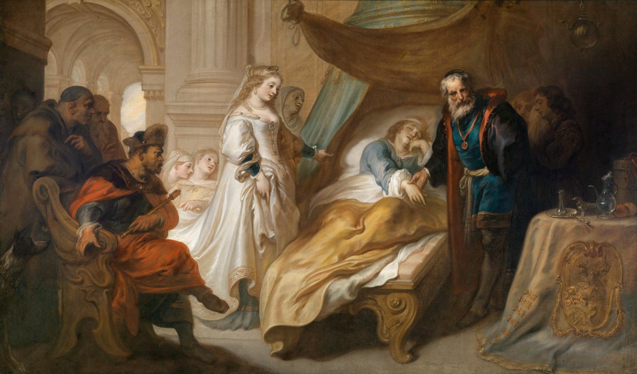 Antiochus i Stratonike autorstwa Theodoor van Thulden