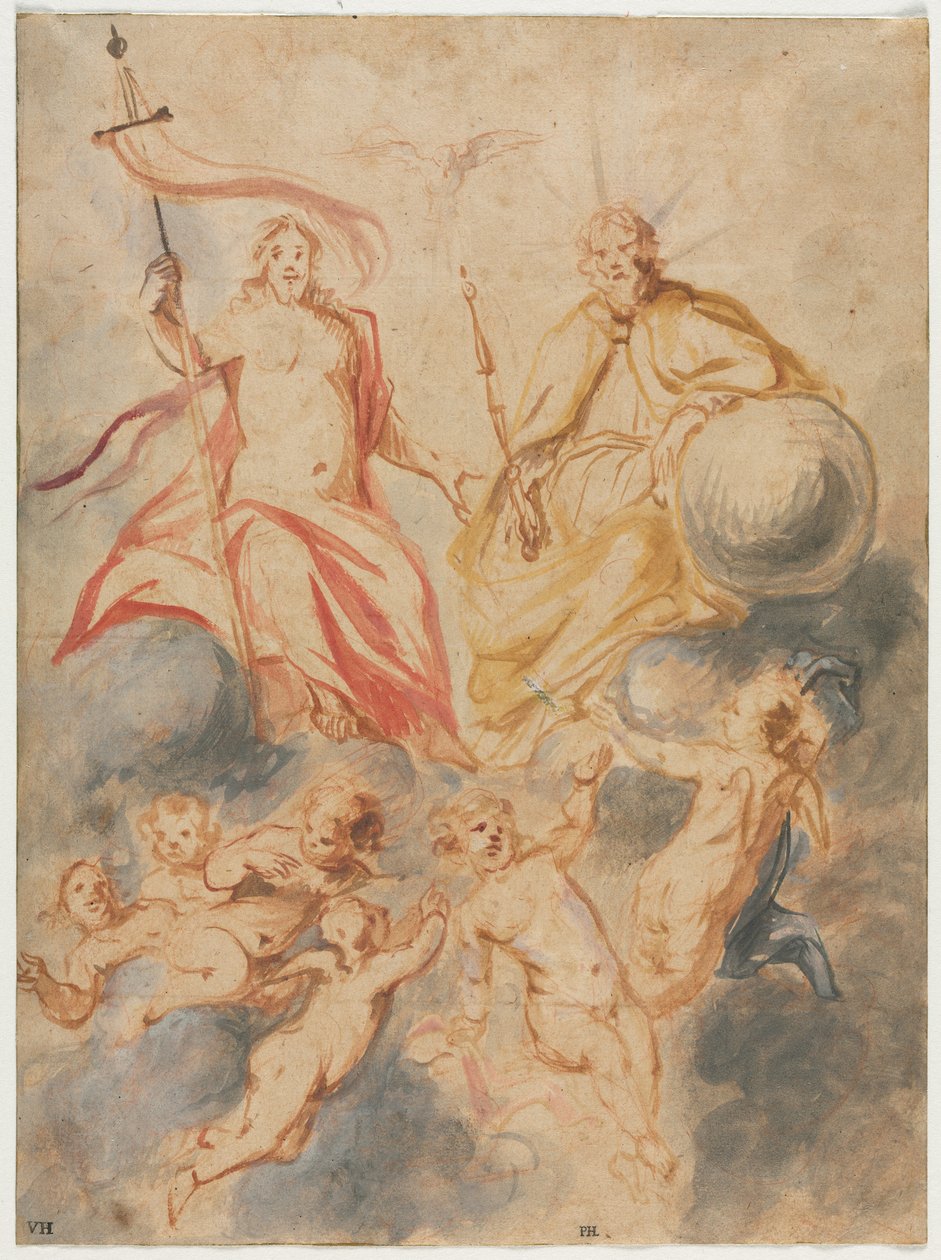 Trójcy Świętej, ok. 1647. autorstwa Theodoor van Thulden