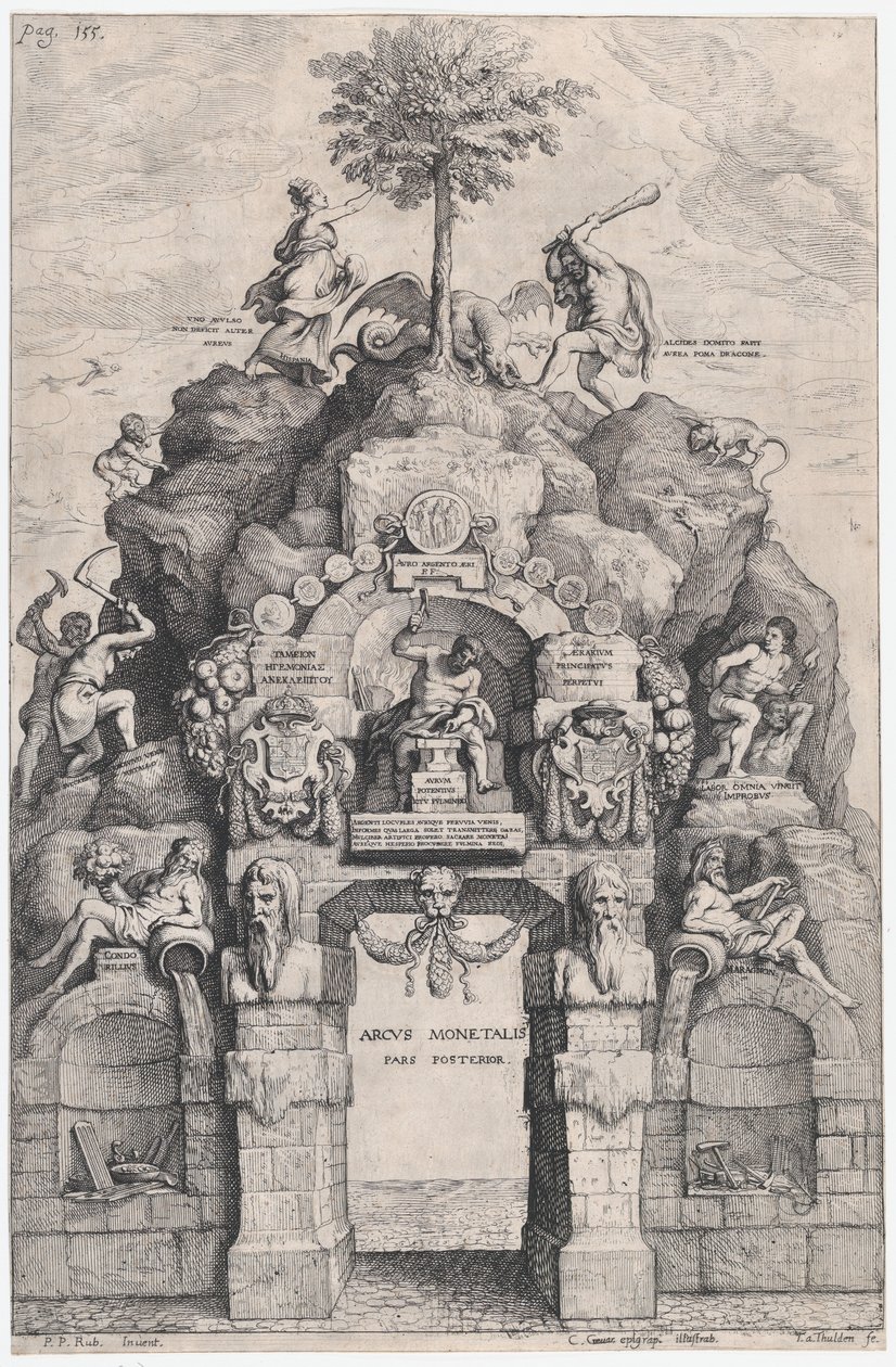 Parada Wejściowa... Ferdynand, Austriacy. Antwerpia, 1635 autorstwa Theodoor van Thulden