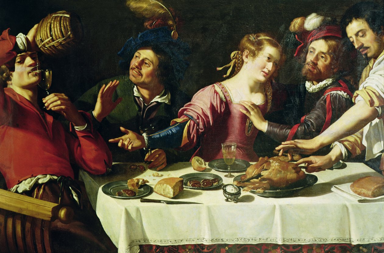 Posiłek autorstwa Theodor Rombouts