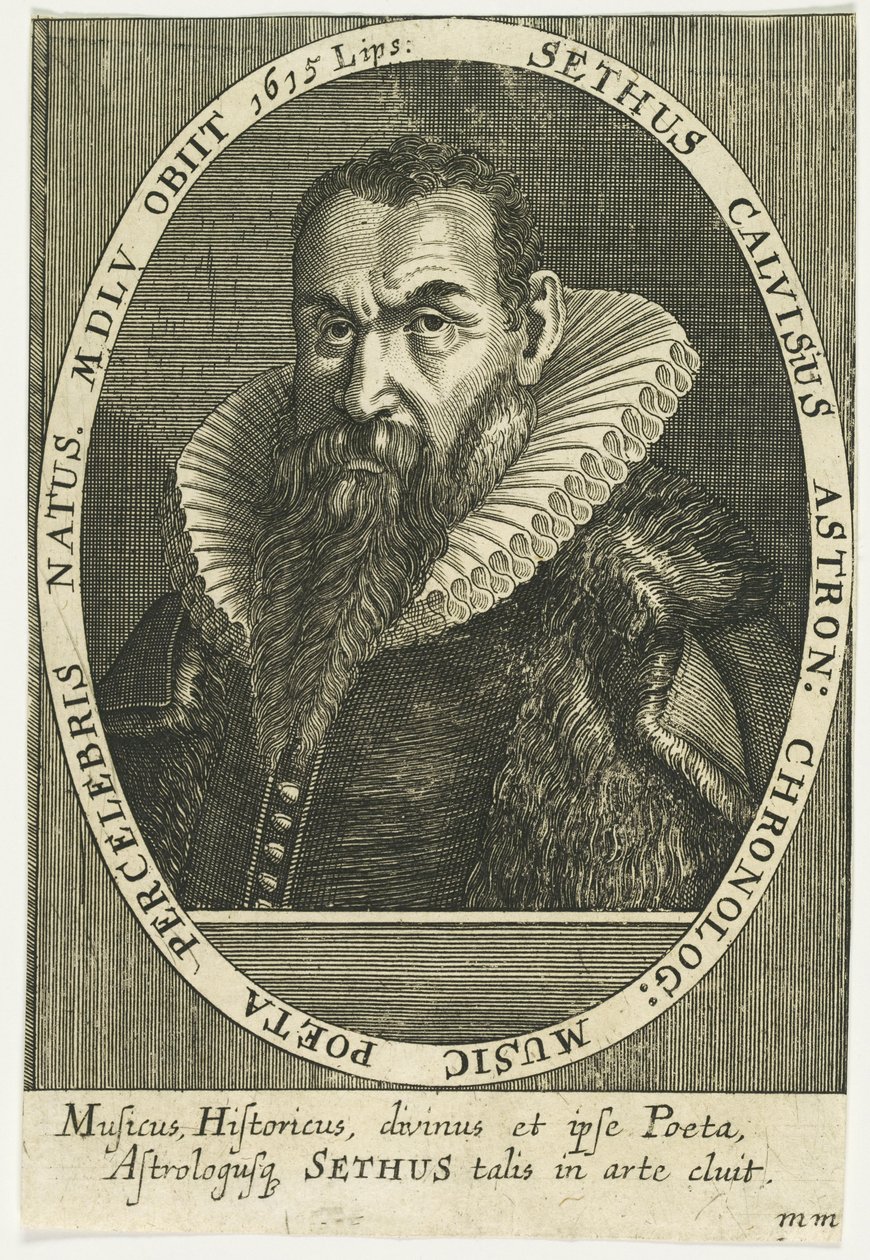 Sethus Calvisius (właściwie) autorstwa Theodore de Bry