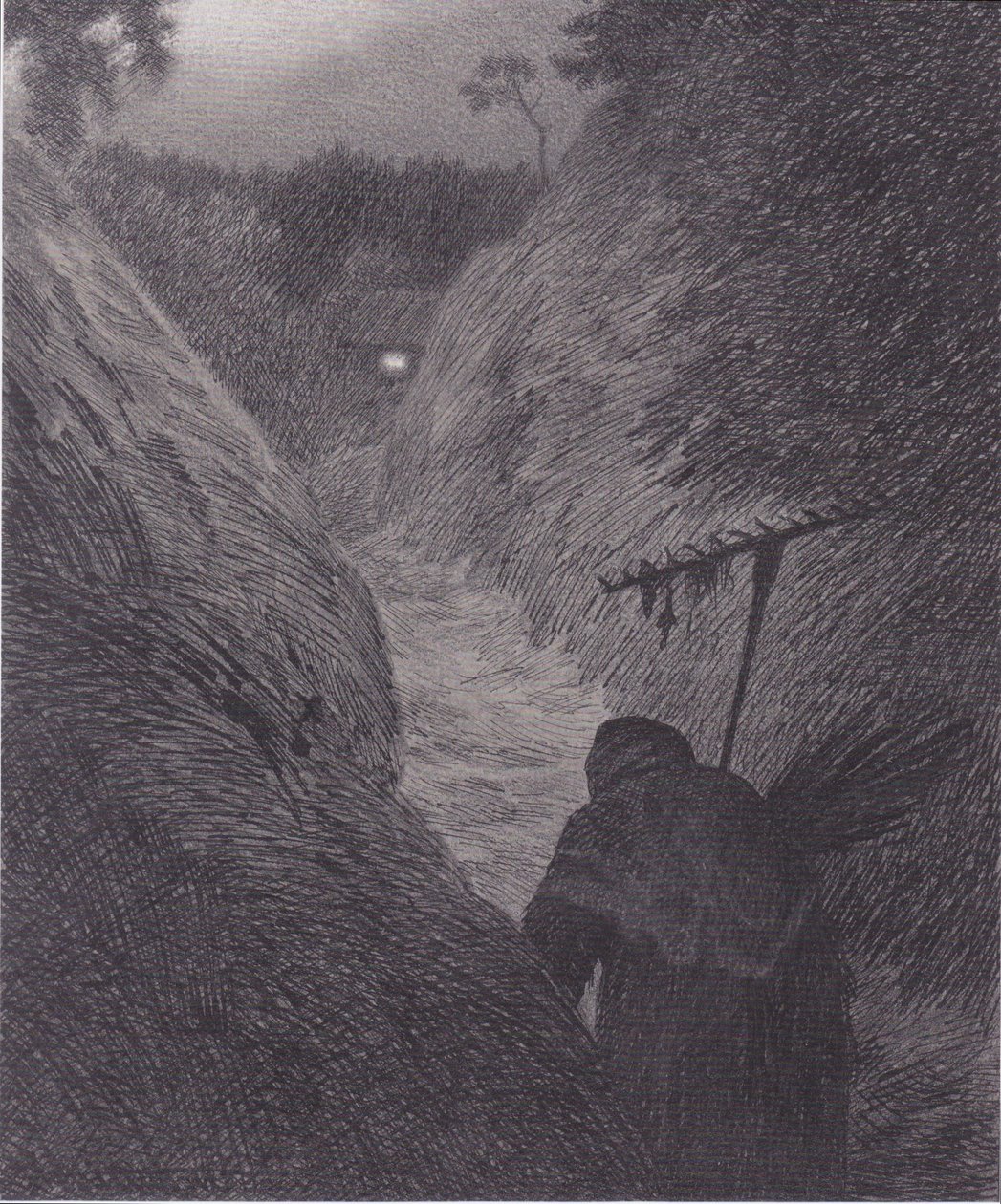  Nadchodzi plaga autorstwa Theodor Kittelsen